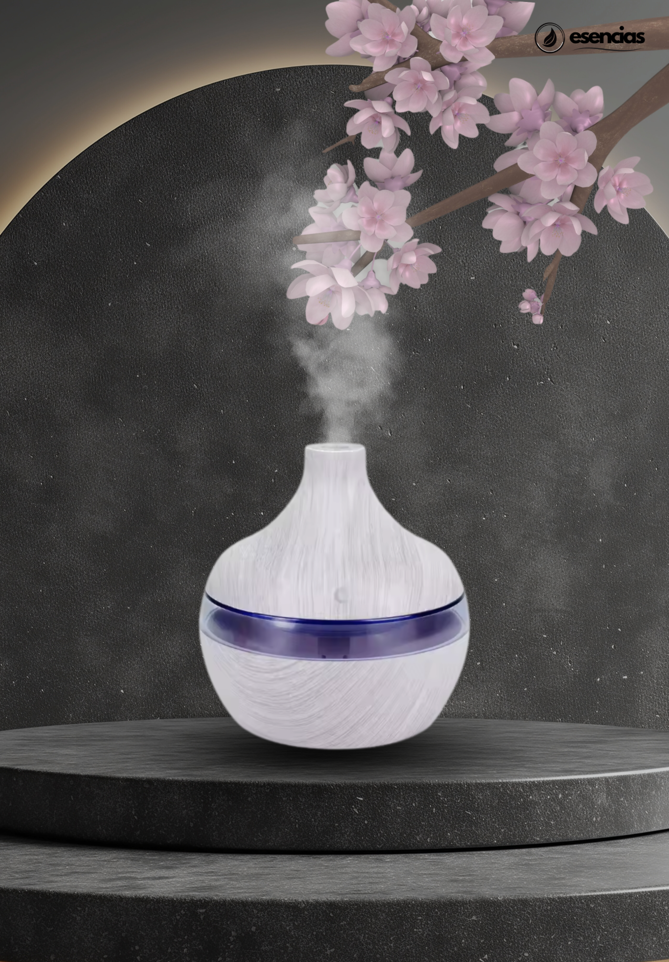 Humidificador Aromático de Madera – Relajación Natural y Bienestar en Tu Hogar