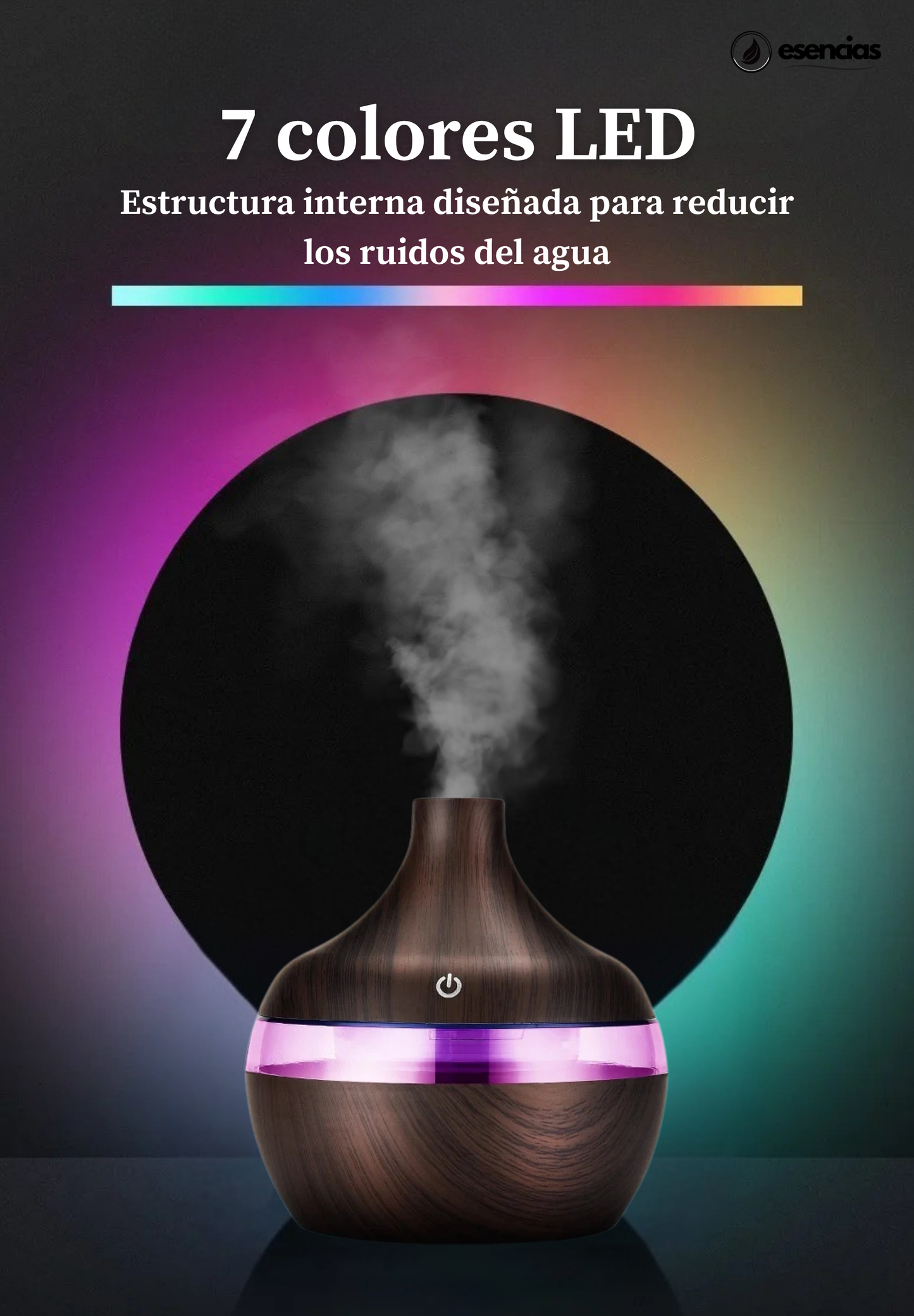 Humidificador Aromático de Madera – Relajación Natural y Bienestar en Tu Hogar
