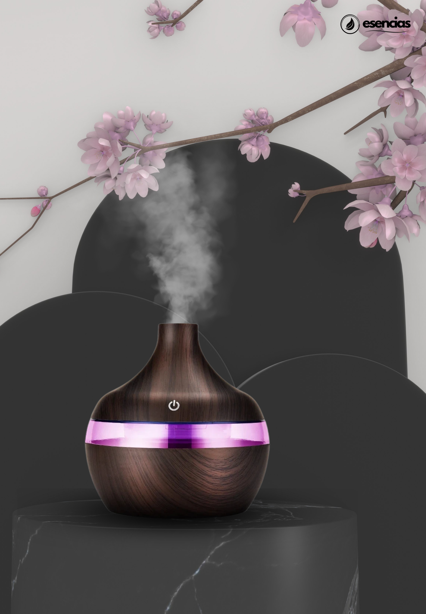 Humidificador Aromático de Madera – Relajación Natural y Bienestar en Tu Hogar